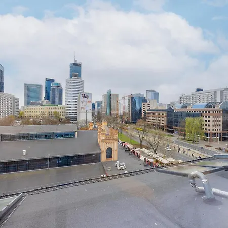 アパート Cityview Two-storey Hala Mirowska By Renters ワルシャワ